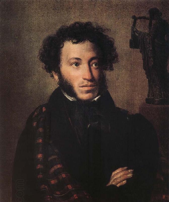 Orest Kiprensky Portrait of Alexander Pushkin China oil painting art